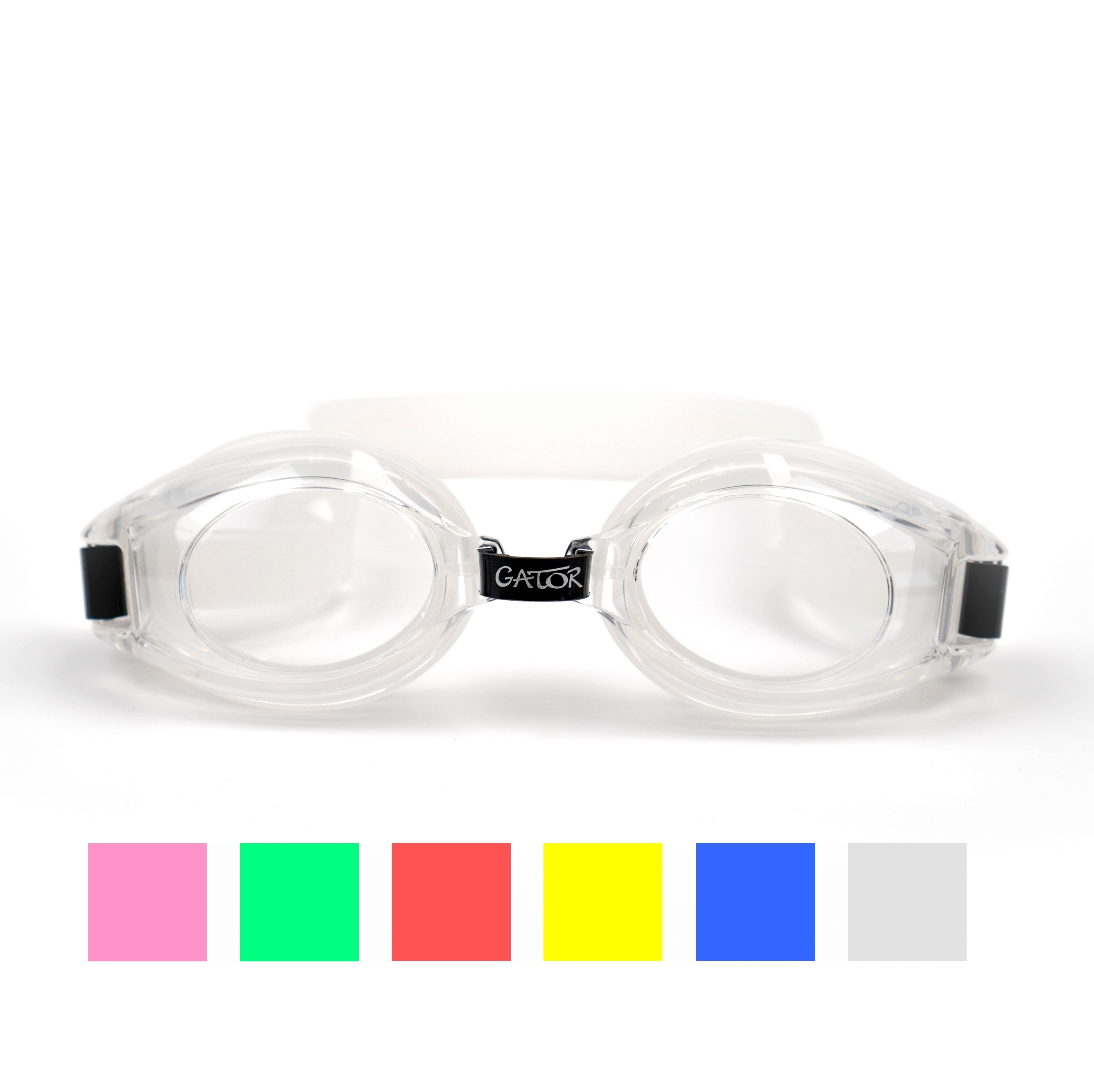 Optische Schwimmbrille mit Sehstärke f. Kinder - Transparent